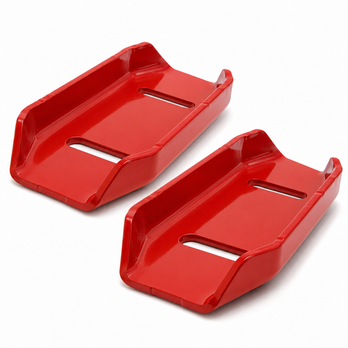 Pair of Toro Power Max 106-4588-01 red snow blower skid shoes