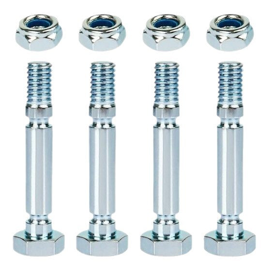 4-Pack Shear Pin & Nut Set for PowerSmart 303160355 Snow Blowers