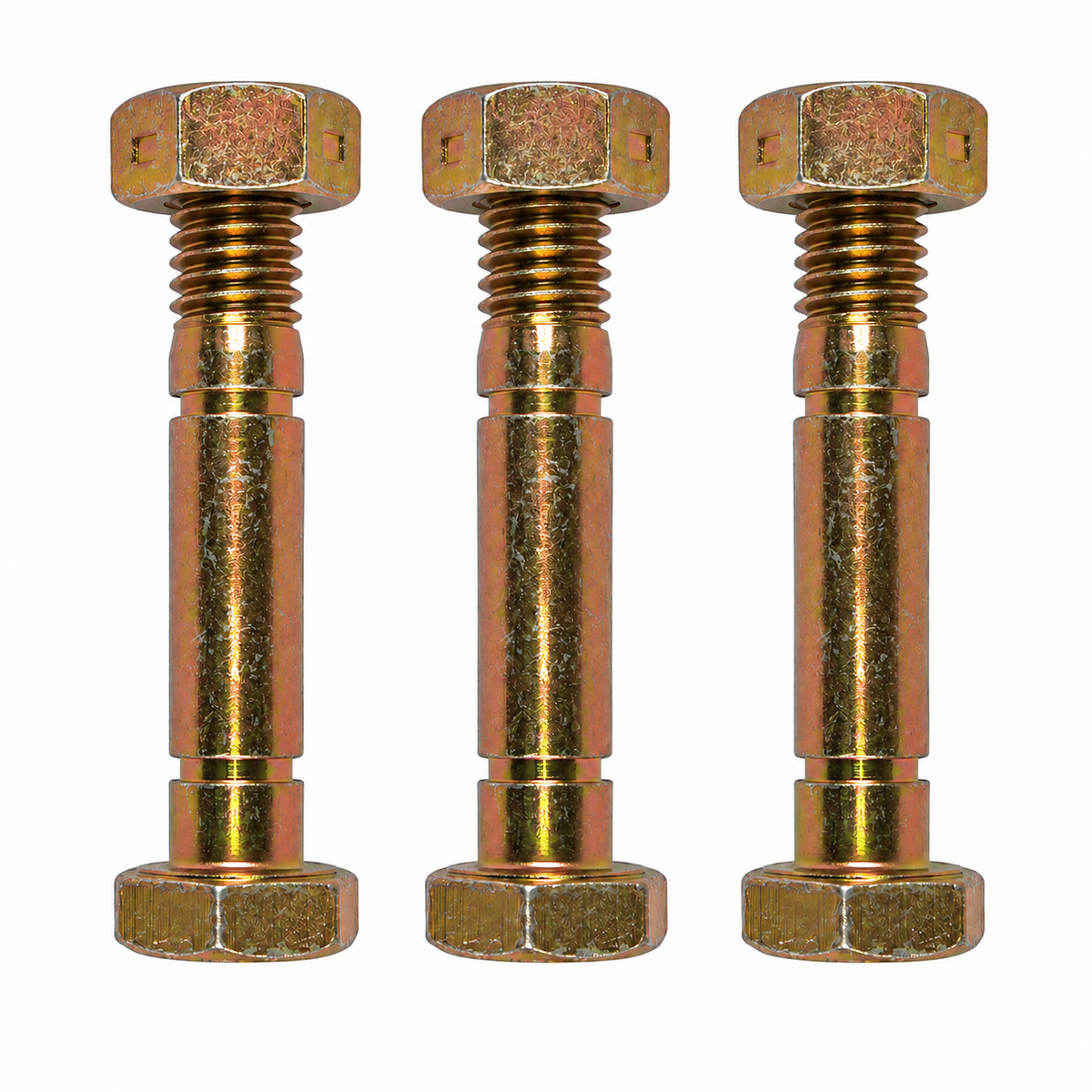 3-Pack Shear Pin & Nut Set for Ariens 52100100 72100600 Snow Blowers