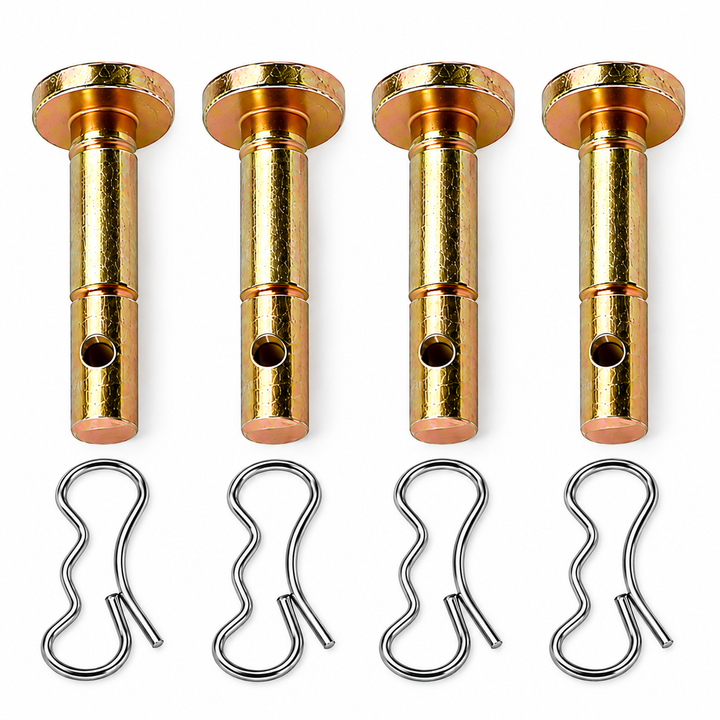 4-Pack Shear Pin & Clip Set 738-04124A 714-04040 for MTD Snow Blowers